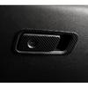 Co-Pilot Storage Box Handle Cover Trim Steel Carbon Fiber For Cadillac CT5 20-24