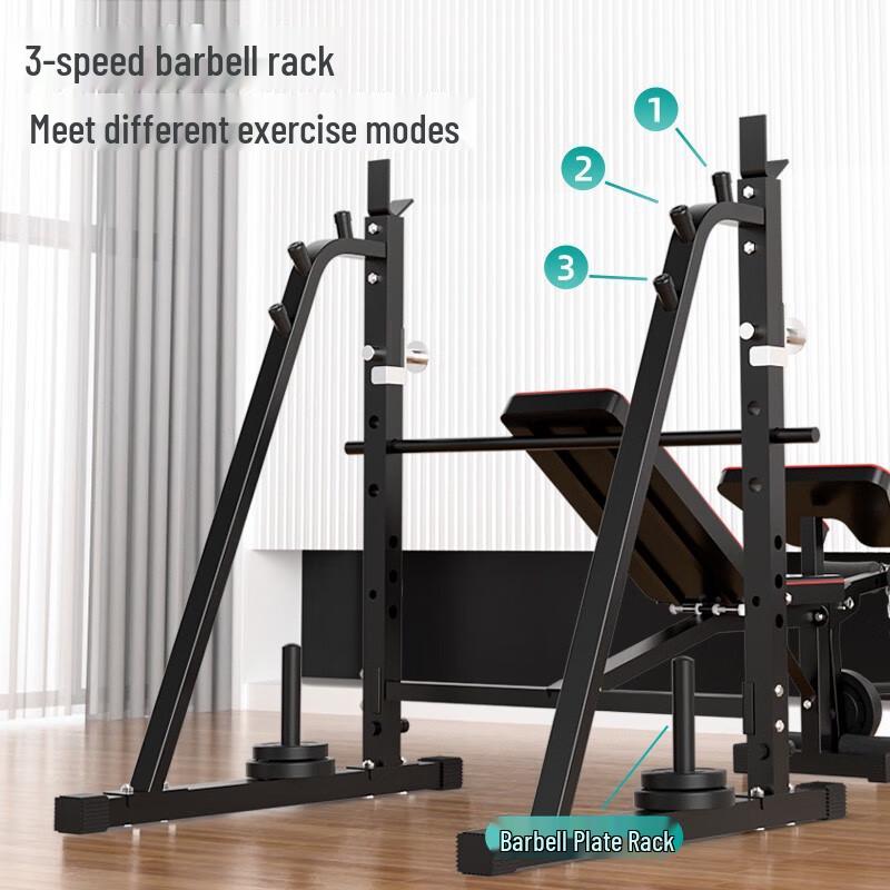Yulong Gen 8 Multi-functional Foldable Weightlifting Bench Press Set