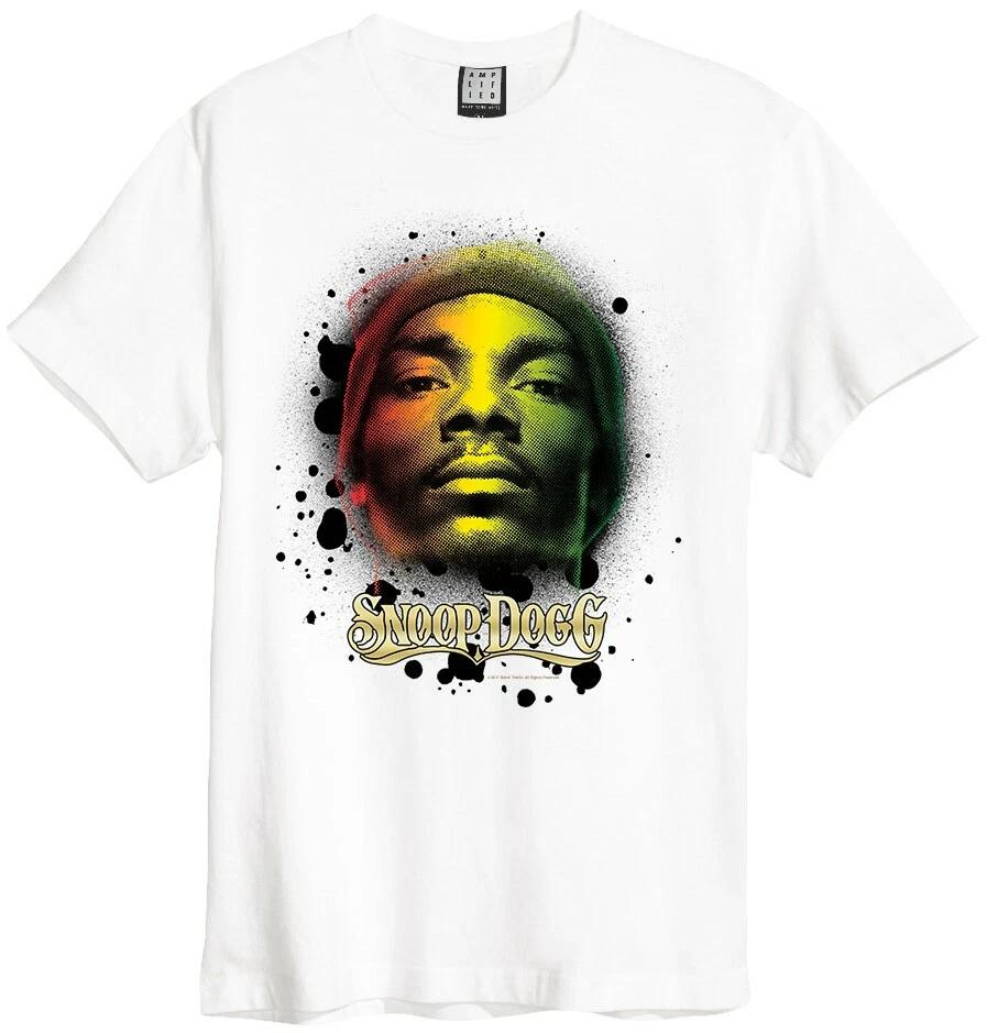 Amplified Tshirt Snoop Dogg Rasta Print White New Jamaica Reggae S