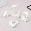 20Pcs Plastic PPR Clamp Holder For Water Pipe Tube Fittings With Cover Diameter 16mm 20mm 25mm 32mm