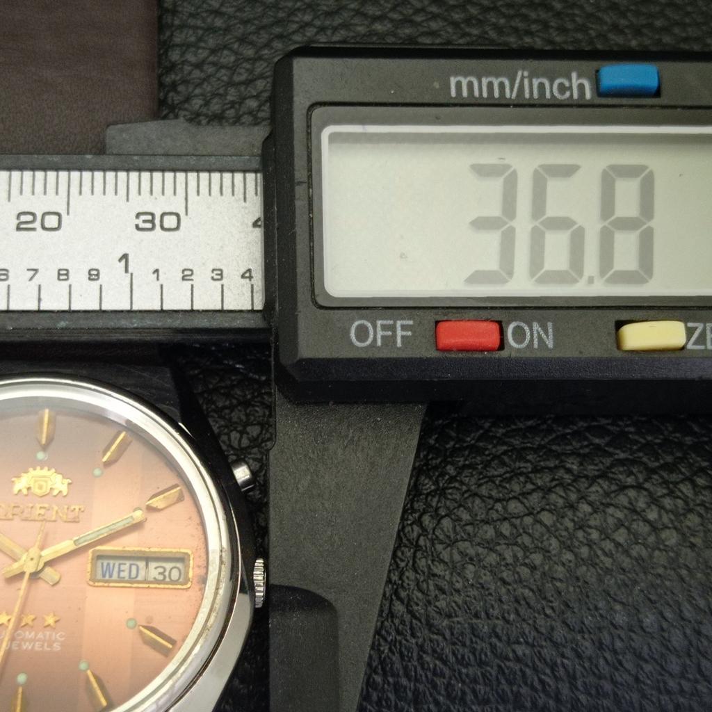 VINTAGE ORIENT AUTOMATIC 46943 JAPAN MENS ORIGINAL DIAL WATCH A701895-5 R207-a701895