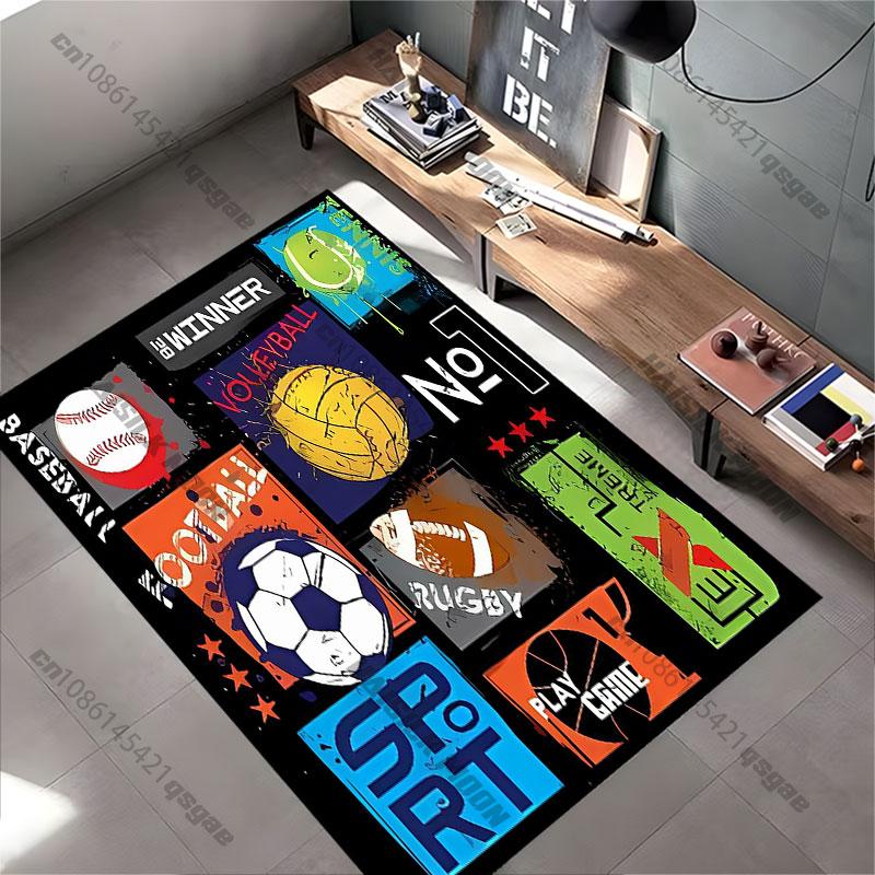 Sports games and athletic competition carpet Yoga living room room decor children's crawling mat doormat area rug games mat