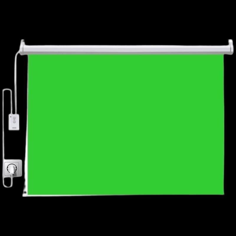 Electric Remote Control Green Screen Backdrop