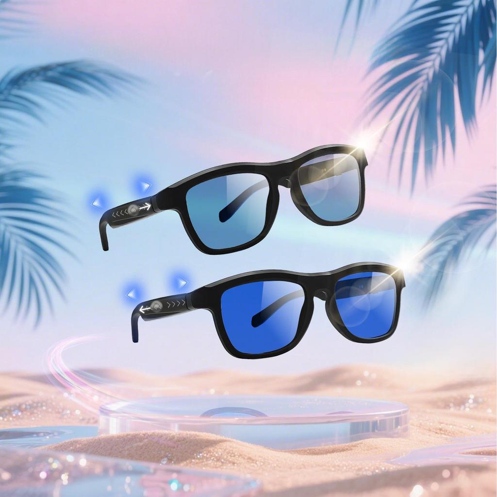 Occhiali Intelligenti GV90: Protezione UV400 che cambia colore, Fotografia con telecomando, Traduzione AI e Bluetooth