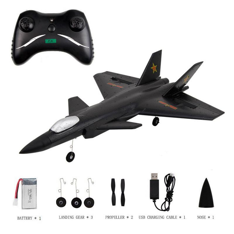 Four-channel Cross-border Electric Remote Control Aircraft J20 Model Fighter Fixed-wing Glider Boy Outdoor Toys