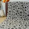 French Style Yarn Dyed Jacquard Fabric Classic Women's Sweet Flower Dress Making Fabric 50cmx127cm
