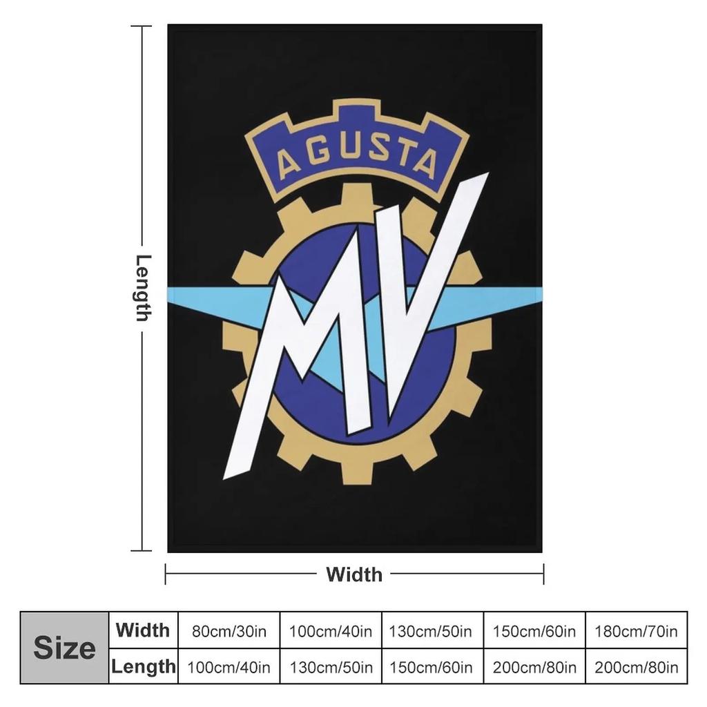 MV Agusta Logo Throw Blanket Sofa Wednesday Blanket Fluffy Plaid On the Sofa