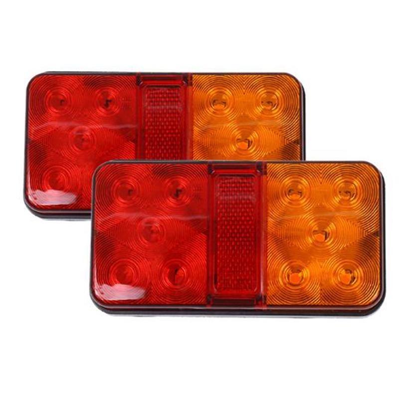 10LED Rücklichter Lampen LKW Anhänger Wohnwagen Bus Wohnmobil 12V