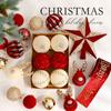 Plastic Painted Ball Christmas Balls Pendant DIY Crafts Xmas Tree Hanging Christmas Tree Ornament