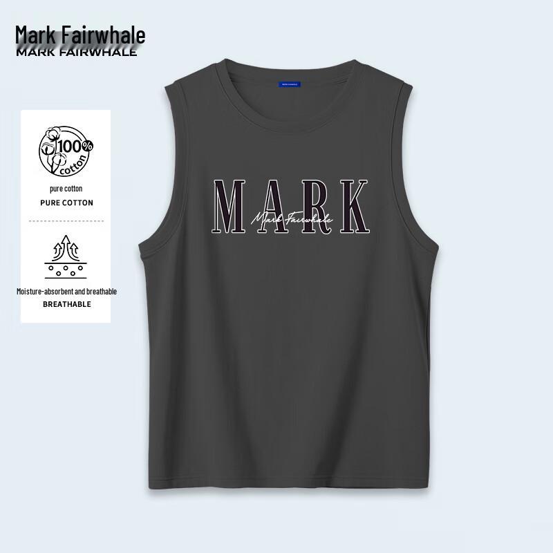 Mark Fairwhale Men's Pure Cotton Casual Tank Top