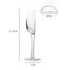Clear Half Wine Glass 140ml Crystal Glass Cup Bar Accessory Half Goblet  Gift