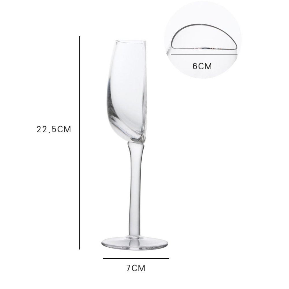 Clear Half Wine Glass 140ml Crystal Glass Cup Bar Accessory Half Goblet  Gift