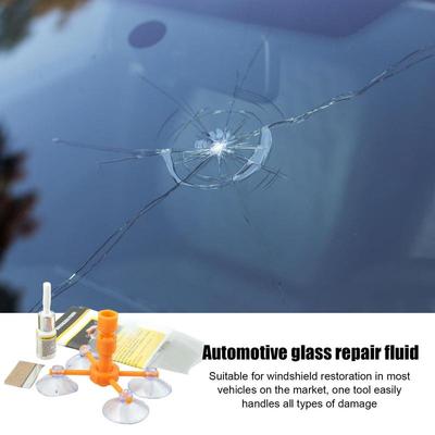 Windshield Crack Repair Kit Windshield Repair Fluid Repair Liquid For Automotive Glass Windscreen Tool Cracked Windshield Repair