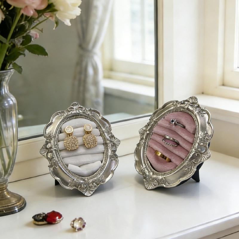 Elegant Resin Jewelry Display Stand For Necklaces Earrings And Bracelets