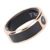 Touch Color Screen Smart Ring Gold Step Counting Smart Sleep Ring with APP Multiple Sports Modes for