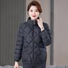 Women's Autumn Winter Fashionable Downy Cotton Coat of Plus Size, Warm Jacket with A Stand-up Collar, Coat