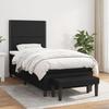 Maison Exclusive - Rete a doghe per letto con materasso Nero 90x190 cm Tessuto