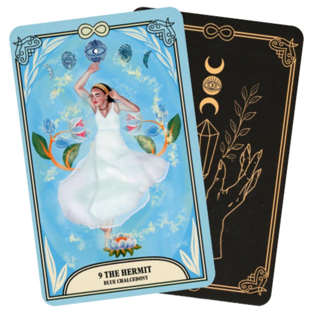 10.3*6cm The Crystal Magic Tarot: Understand and Control Your Fate with Tarot 78pcs Cards