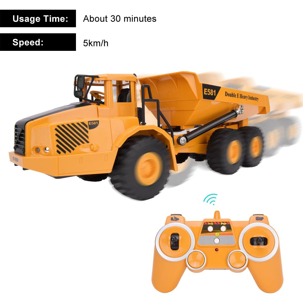 Remote Control Engineering Car Model 1:50 Scale Simulation Truck Model Kid Toy