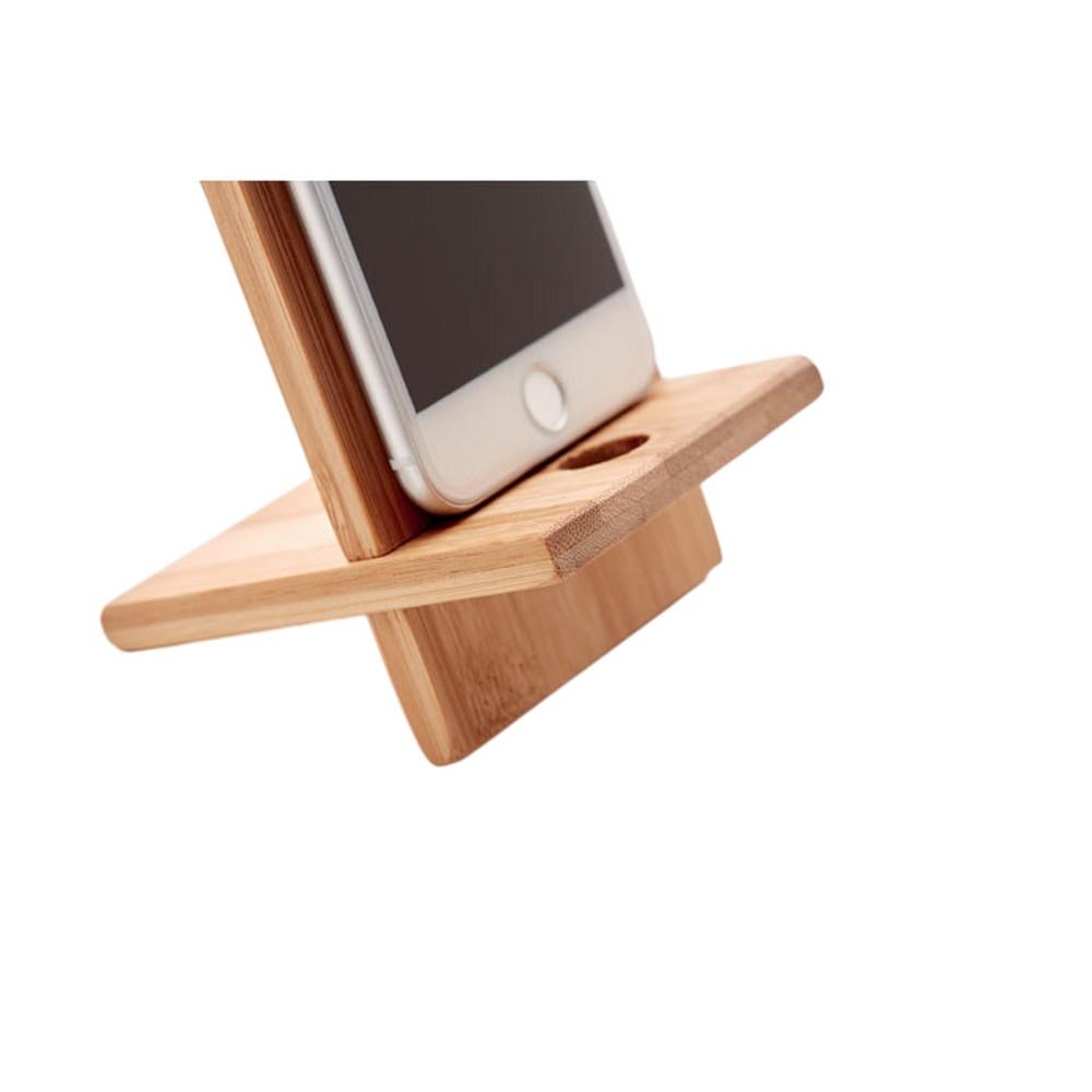 MidOcean Whippy Bamboo Mobile Phone Stand