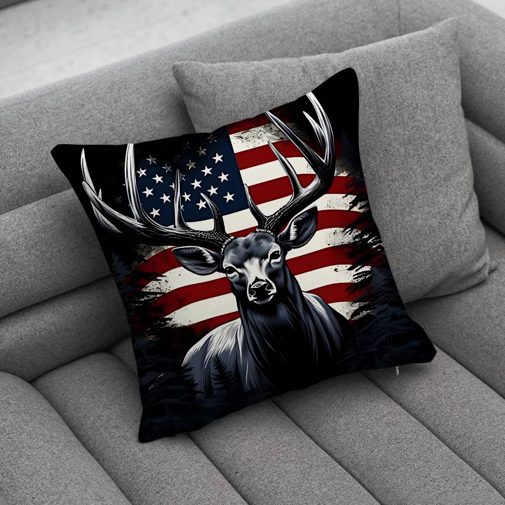 Americans Flag Great Pillow Case Pillowcase Home Sofa Cushions Car Cushions Pillowcover Office Pillowshell Pillow