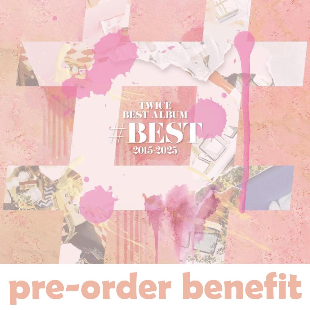 Pre-order TWICE BEST Album #BEST 2015-2025 Standard ver. & SHOP POB