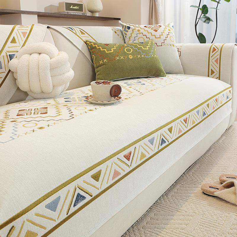 Bohemian Chenille Sofa Cushion Universal Fixed Non-Slip Sofa Cover Cover Autumn And Winter Cover Cloth Towel