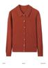 Yangtze Yarn 100% Wool Polo Collar Loose-Fit Knitted Shirt