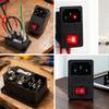 Red Rocker Switch Fuse IEC320 C14 Inlet Power Socket Fuse Switch Connector Plug Connector with 10A Fuse Switch 1/2PCS