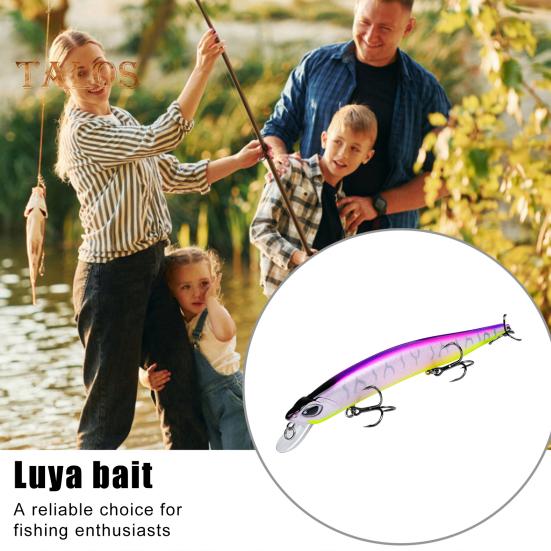 15CM/18G 19CM/32.5G Floating Minnow Fishing Lure with Tongue Hooks Long Casting Topwater Artificial Bait Freshwater Saltwater Trout Bass Fishing