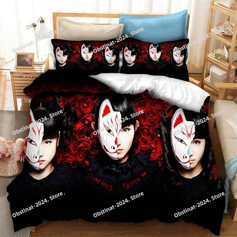 3d Printing BABYMETAL Rock Band Bedding Set Boys Girls Twin Queen Size Duvet Cover Pillowcase Bed Kids Adult Home Textiles