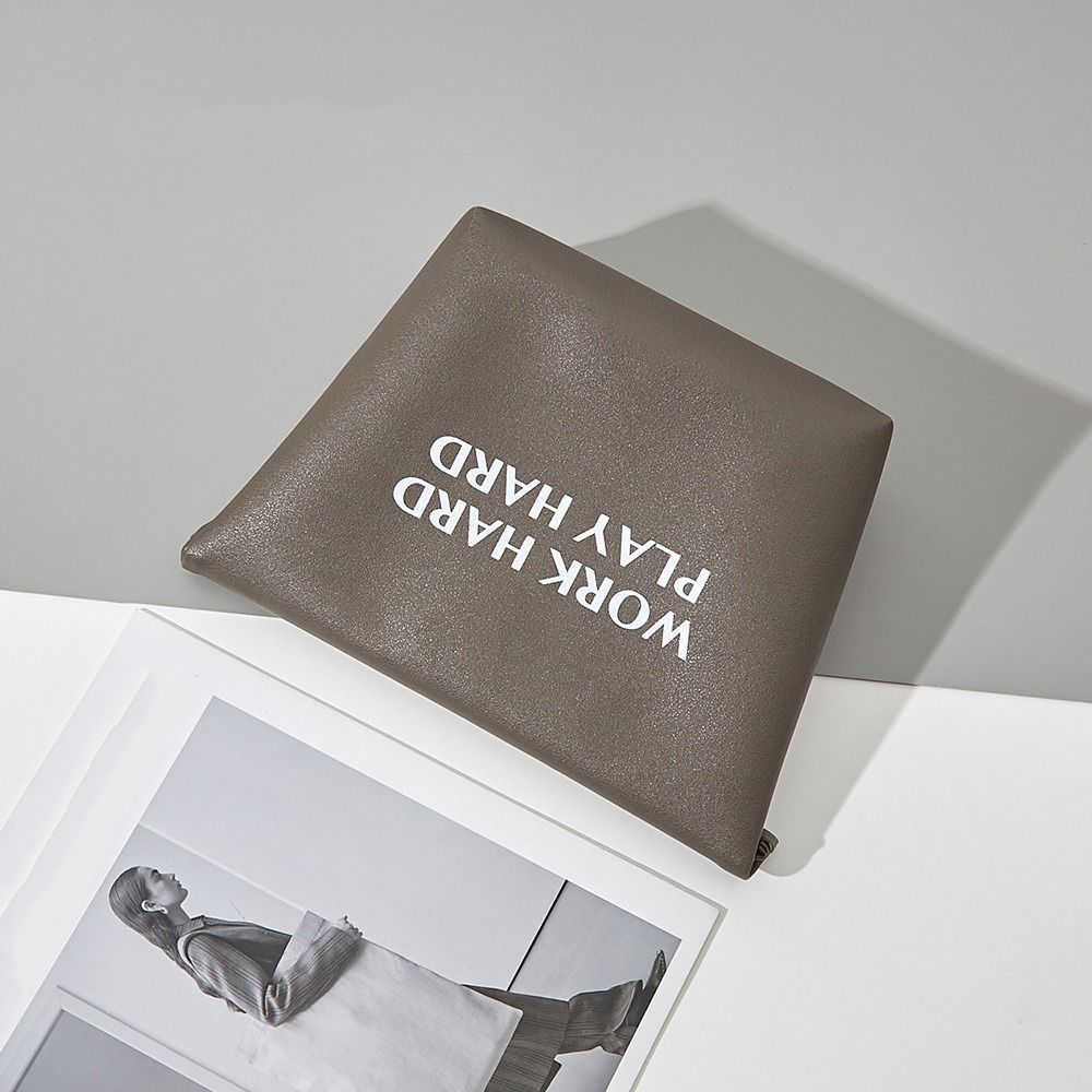 

Кожаная косметичка из ПВХ большой емкости с буквенным принтом, дорожная сумка для мытья, портативная косметичка для девочек