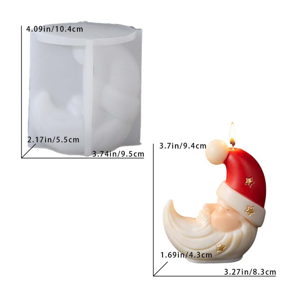 Silicone Christmas Ornament Mold Multi-purpose Epoxy Resin Plaster Mold  Gift Making