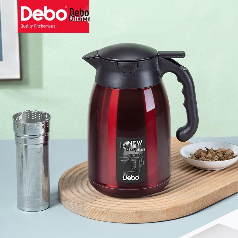 Debo Willard 316 Stainless Steel Thermos Tea Pot 1.6L