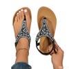 Fashion Large size Luxury Slippers Ladies pearl exposed toe flip flops Light seaside vacation Beach Shoes Comfortable Women's sandals