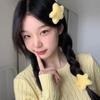 2-12pcs Women Plush Star Hair Side Bangs Clip Trendy Sweet Ornament Barrettes Hairpins Girls Bobby Pin Headwear Hair Accessories
