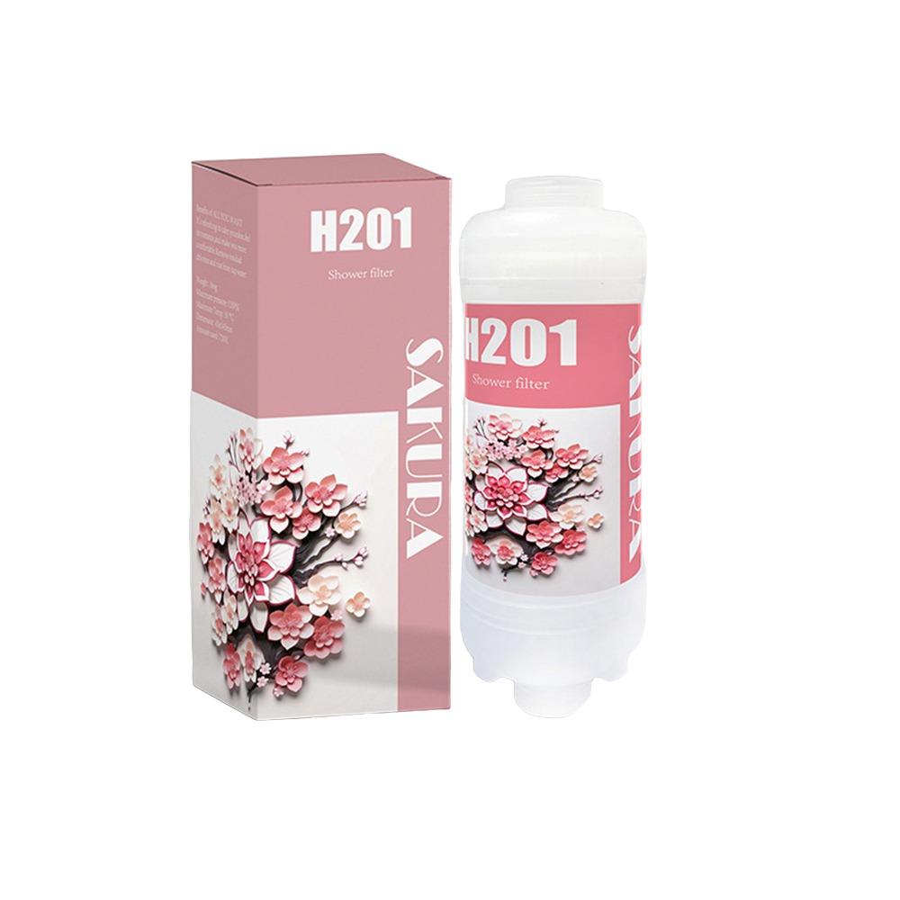 

Rose Shower Head Water Filter Dechlorination Mixed with Vitamin C Perfume Water Filter Filter Impurities Anti-scaling