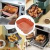 Air Fryer Silicone Liners Silicone Microwave Liner High-Temp Resistant Food-Grade Oven Tray Baking Helper For Meat Vegetable