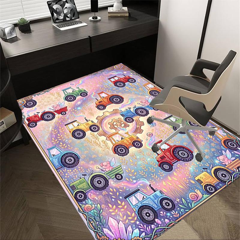 

1PC Tractors Fantasy Non-Slip Floor Carpet Compatible for Office&Living Room&Bedroom&Dining room - Soft & Pattern-G0318 60cm by 90cm