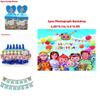 Colorful Kids Birthday Party Supplies Featuring Joyful Plates And Happy Banners