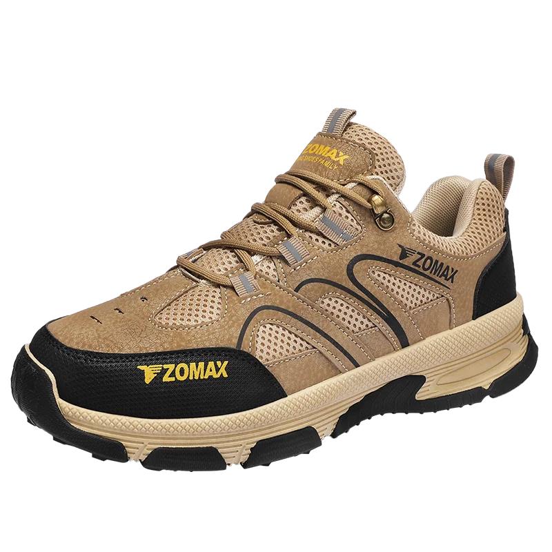 

Модная повседневная обувь без кожи от фабрики. Защитная обувь. Высококачественная удобная защитная обувь со стальным носком для строительных площадок. 44 хаки