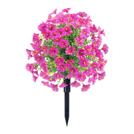 

Искусственный шар Morning Glory 22 дюйма, всепогодный искусственный топиарный шар с шипом в земле, искусственные зеленые кусты, растения для наружного сада, внутреннего декора 1pc розы красного