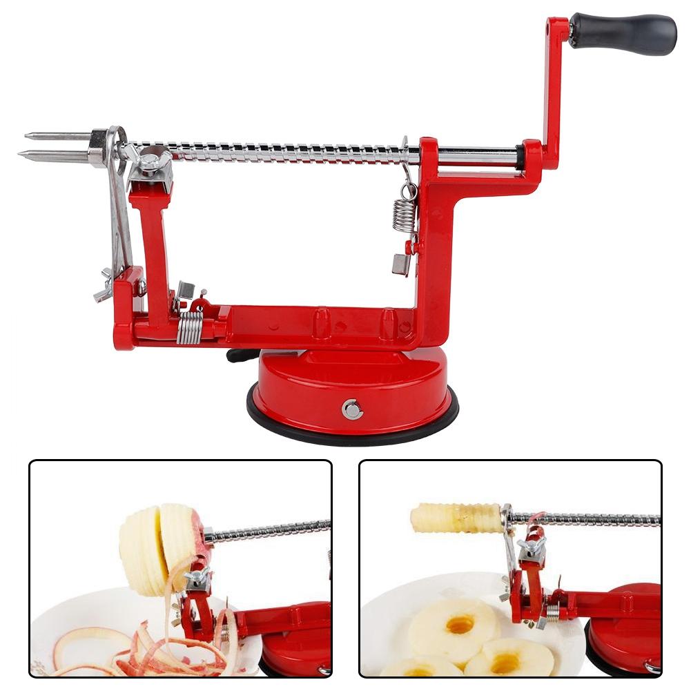 3 In 1 Multifunctional Handcranked Metal Fruit Peeler Peeling Machine Kitchen Tools