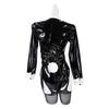 Black Bunny Girl Cosplay Costume Set, Halloween Party Fancy Dress, Anime Bunny Suit with Ears for Women
