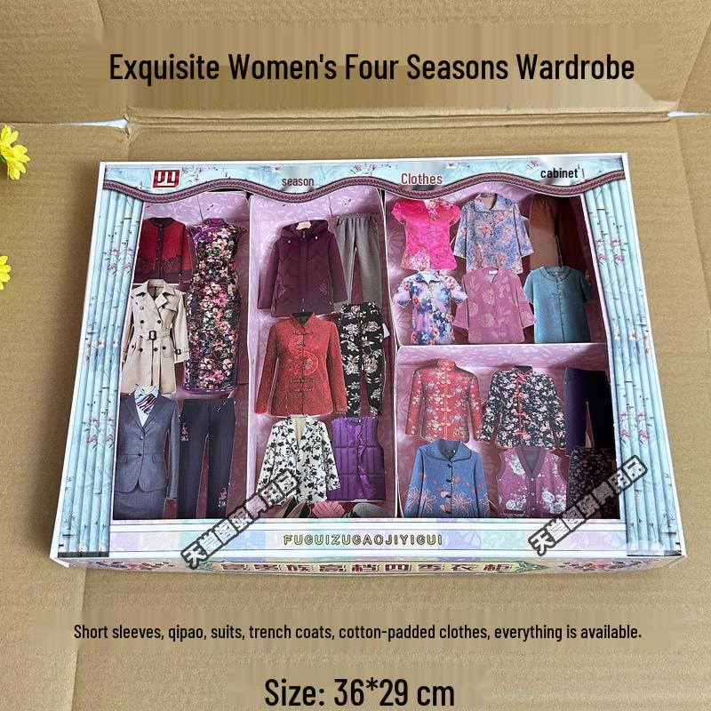 Paper-made Women s Seasonal Clothing Set for Tomb Sweeping Other