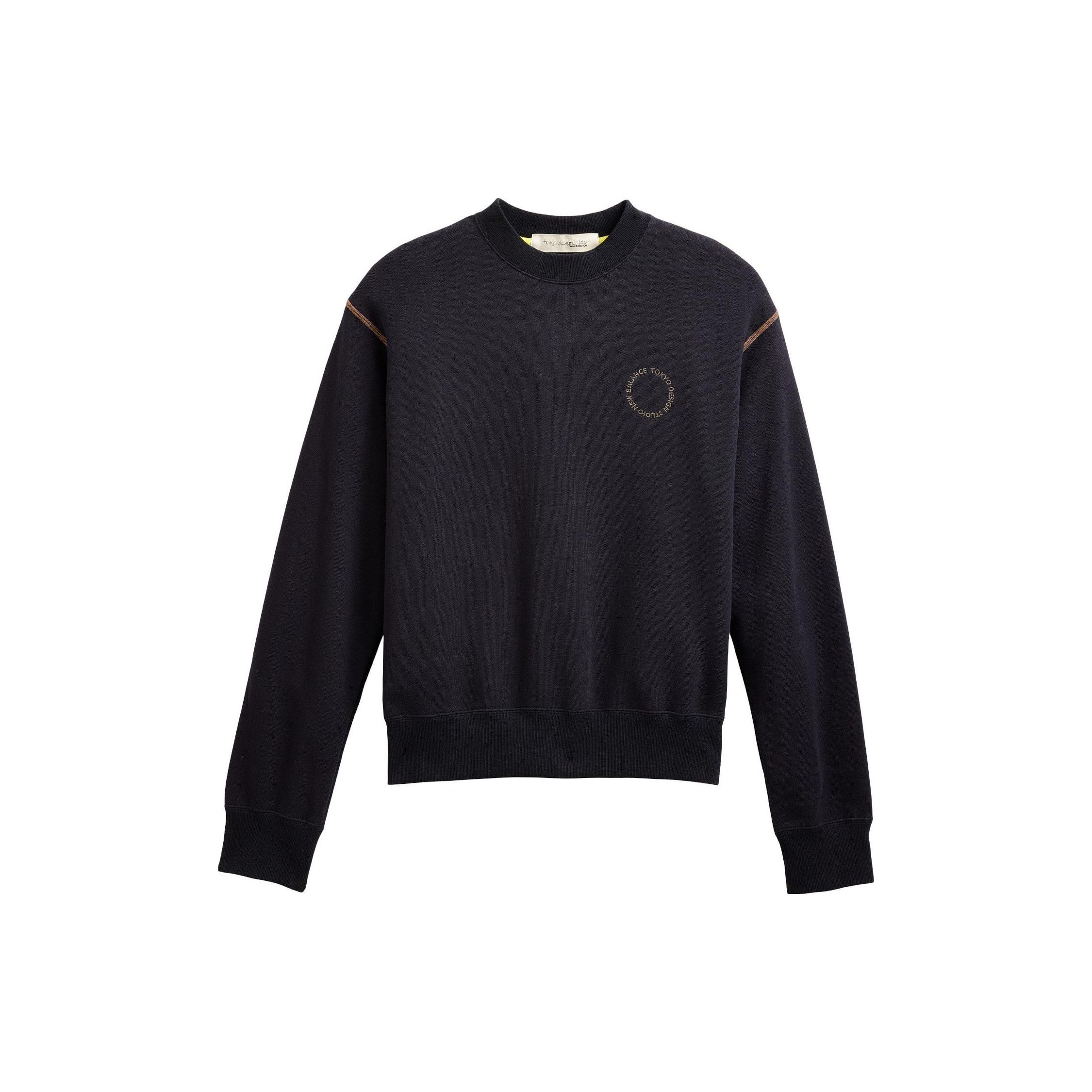 

New Balance FW23 Tokyo Design Studio Series Толстовка с круглым вырезом и длинными рукавами Топы унисекс Черный UT35190-BK