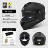 3C/DOT Certified Men's and Women's Winter Motorcycle Helmet, Four-Season Full Helmet