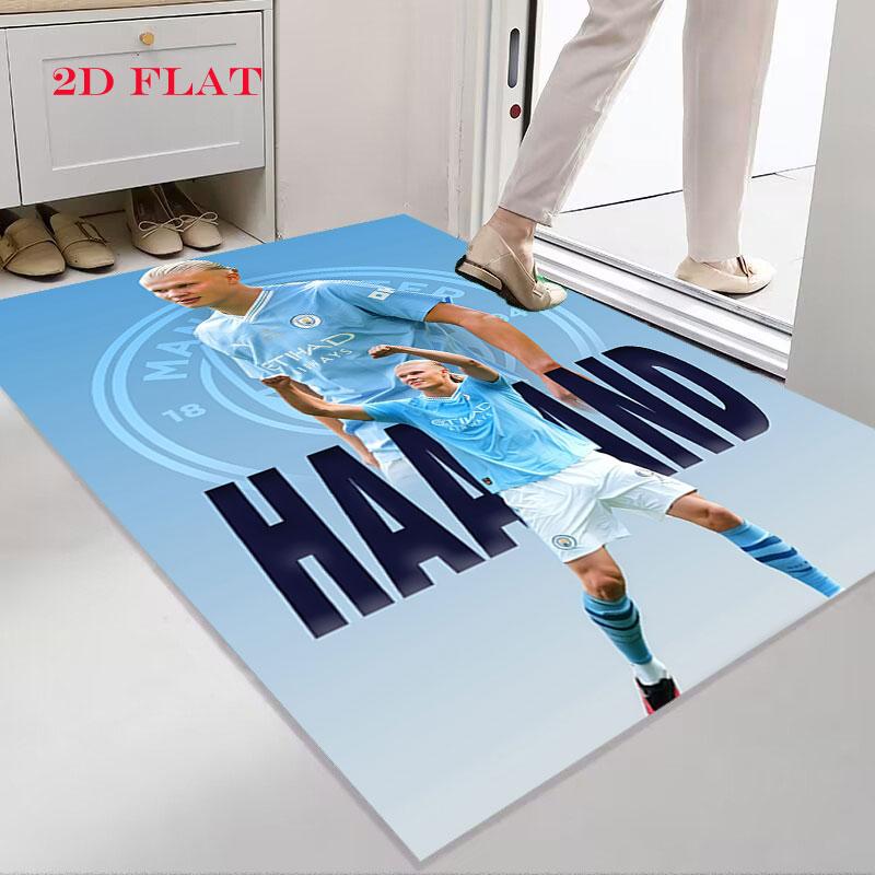 Haaland Football Carpet Rug for Living Room Bedroom Home Sofa Decoration,Kids Play Nonslip Floor Mat