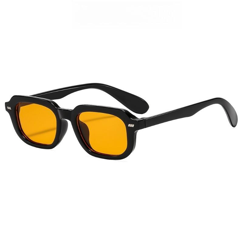 Small Square Computer Glasses Anti Blue Light Blocking Sunglasses for Women Men Zero-power Eyewear Frame Outdoor