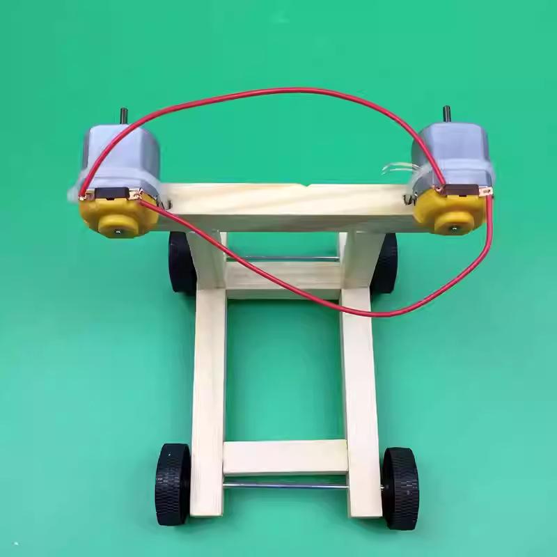 DIY Wind-Powered Mini Racing Car - Educational Science Experiment Kit